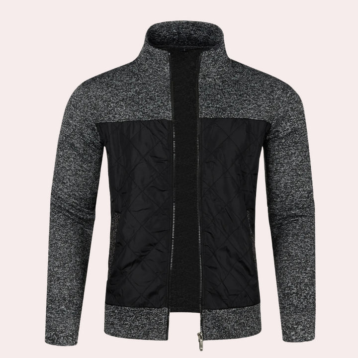 Asher | Modern Zipper Cardigan for Men