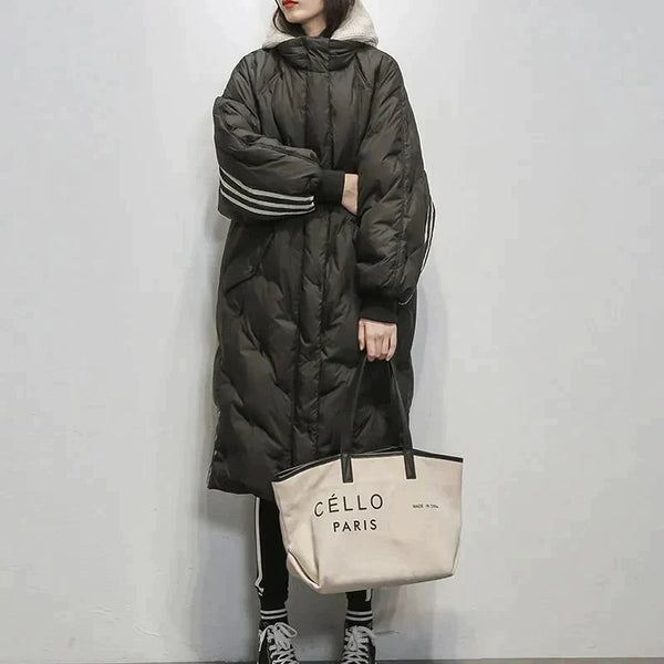 Iris | Long Quilted Wintercoat for Women