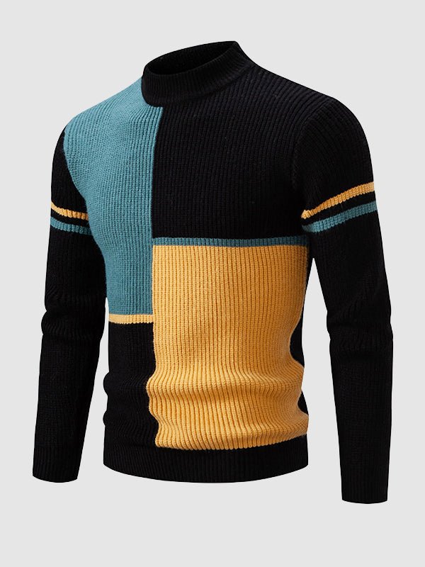 Samuel | Men's Color Block Winter Sweater
