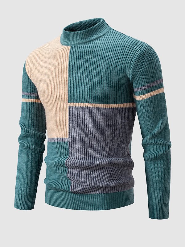 Samuel | Men's Color Block Winter Sweater