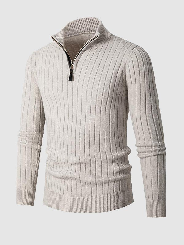 Edward | Men's Comfortable Zip Neck Sweater