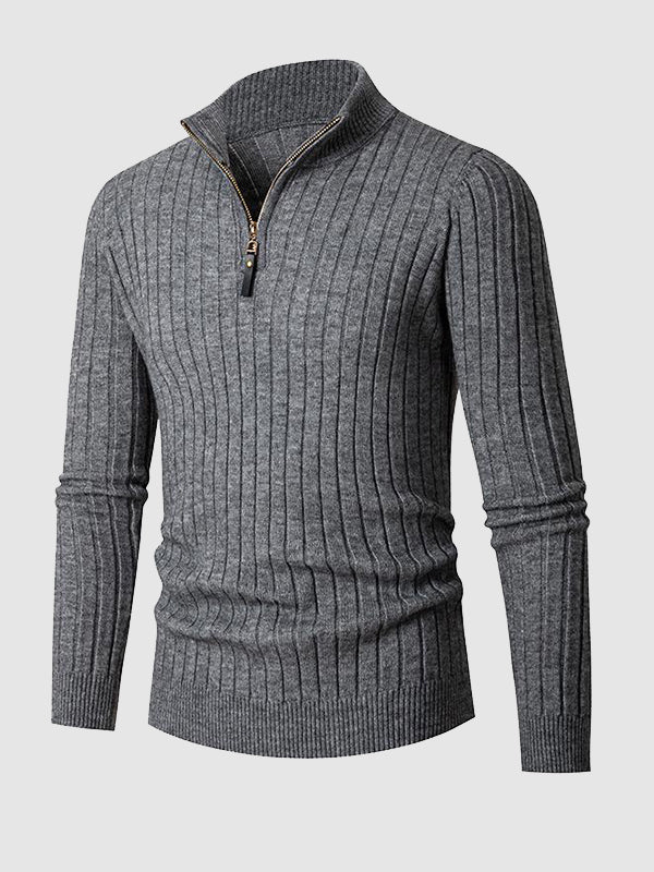 Edward | Men's Comfortable Zip Neck Sweater