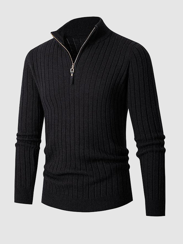 Edward | Men's Comfortable Zip Neck Sweater