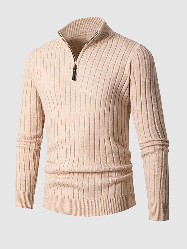 Edward | Men's Comfortable Zip Neck Sweater
