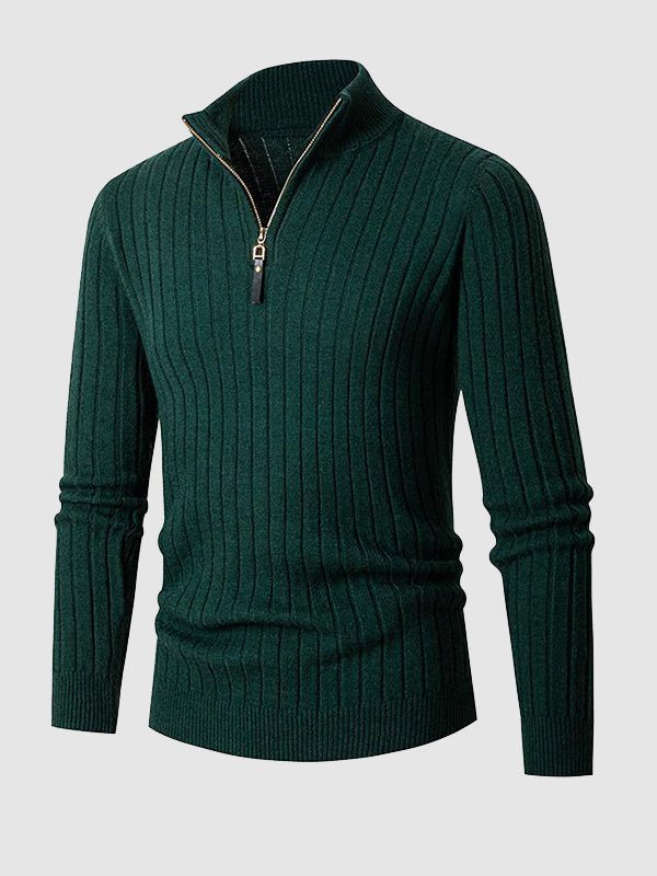Edward | Men's Comfortable Zip Neck Sweater