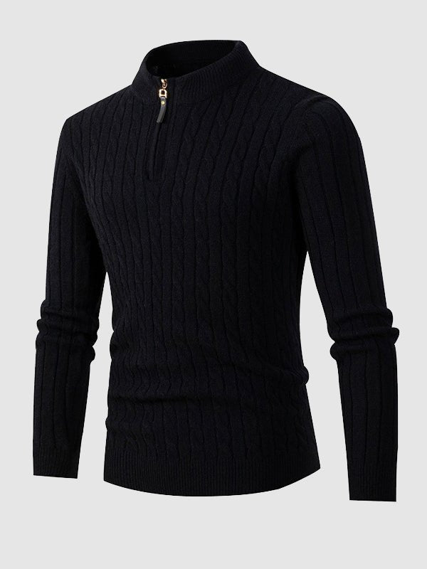 Patrick | Men's Zip Neck Winter Sweater