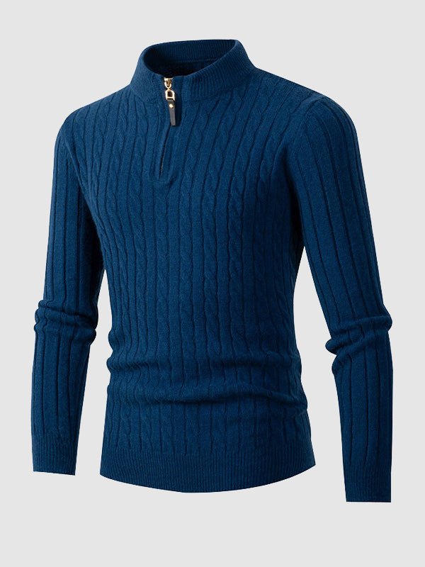 Patrick | Men's Zip Neck Winter Sweater