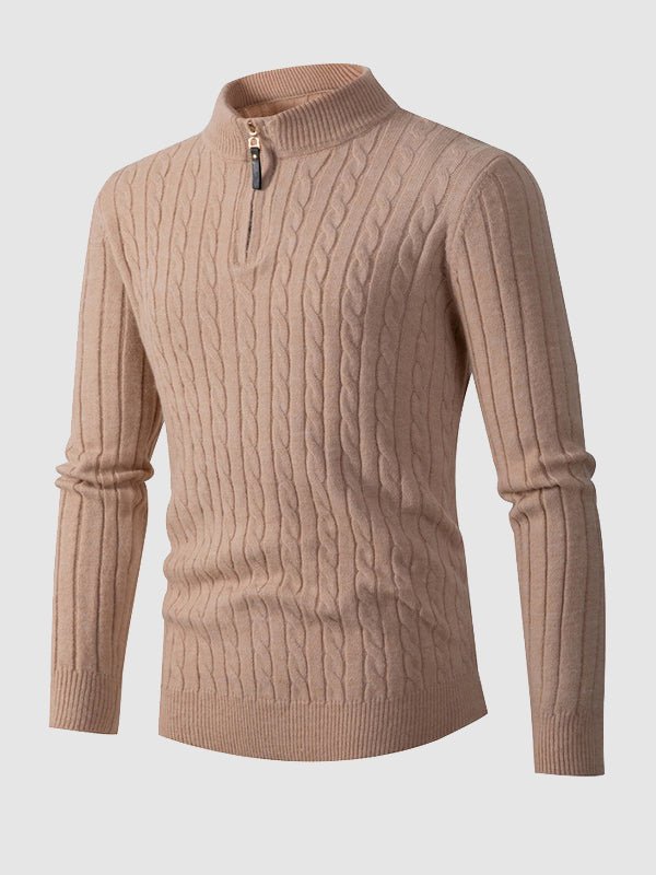 Patrick | Men's Zip Neck Winter Sweater
