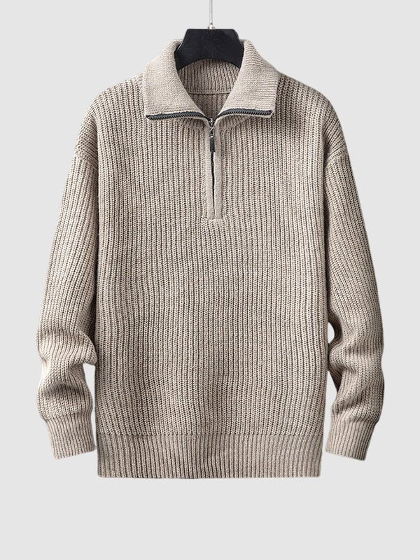 Henry | Men's Breathable Zip Sweater