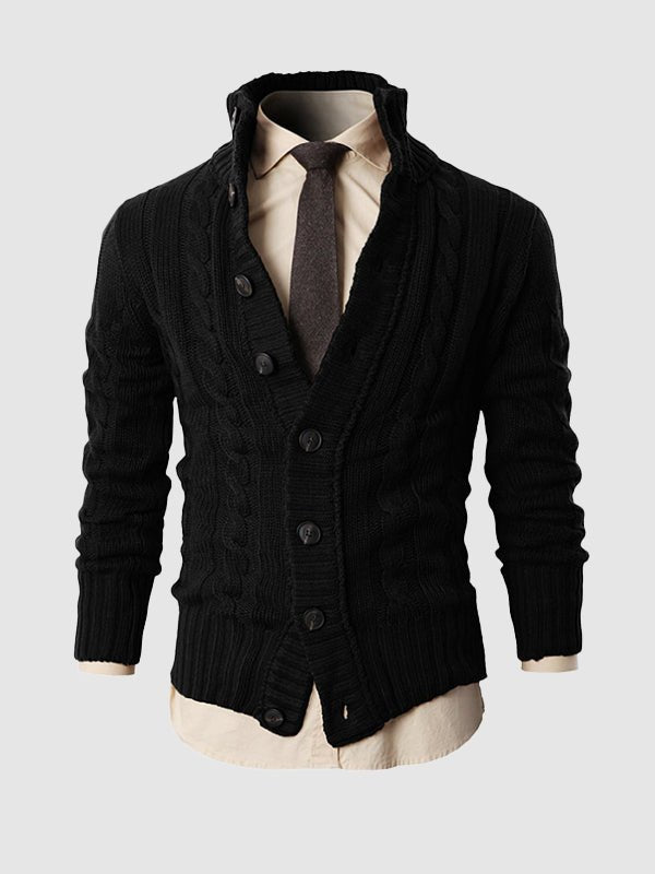Brian | Men's Button-Up Winter Cardigan