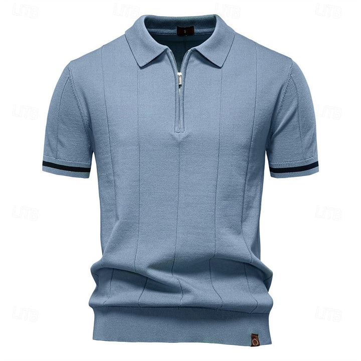 Dave | Premium Summer Polo with Zipper