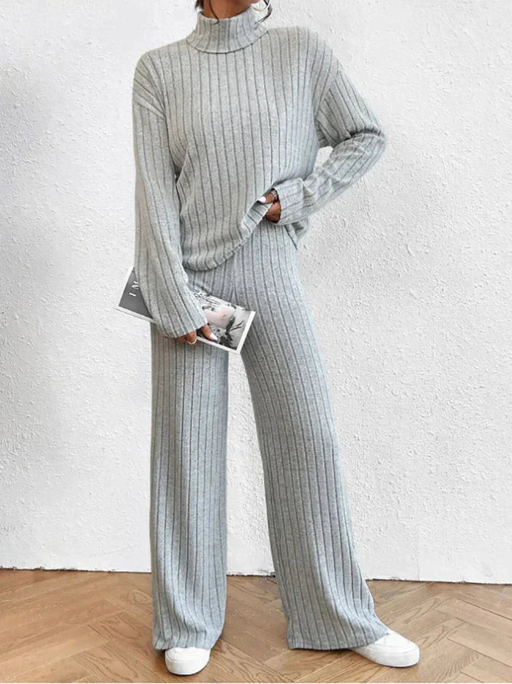 Nyx | Cozy Turtleneck Sweater and Pants Set