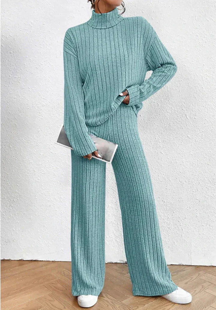 Nyx | Cozy Turtleneck Sweater and Pants Set