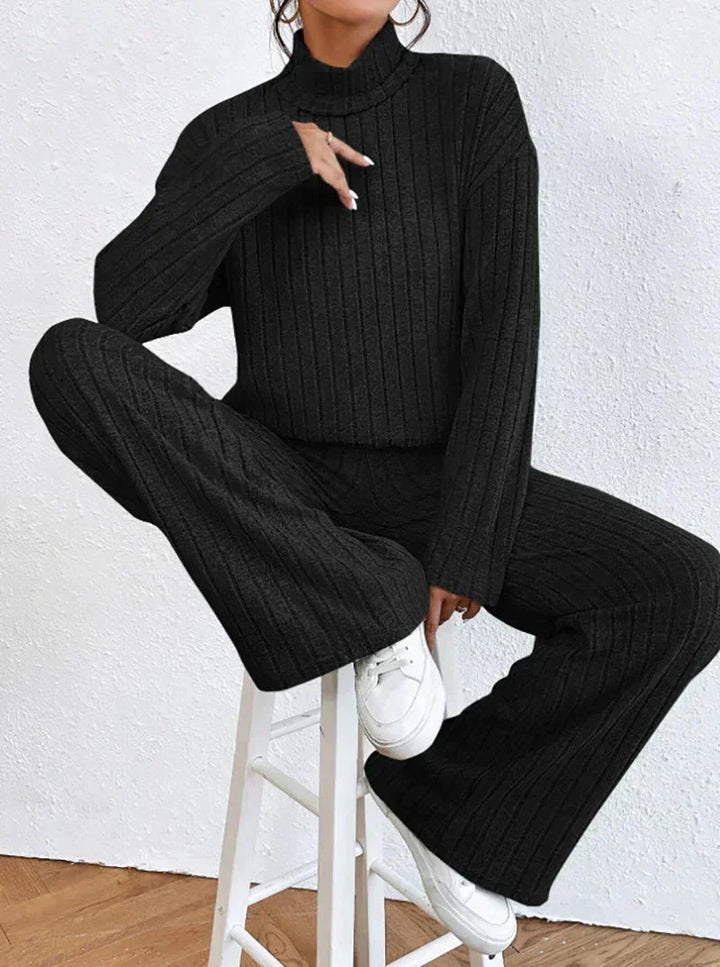 Nyx | Cozy Turtleneck Sweater and Pants Set