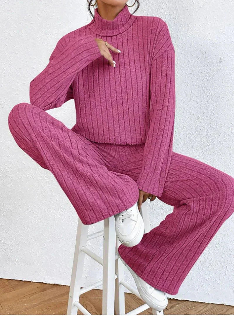 Nyx | Cozy Turtleneck Sweater and Pants Set