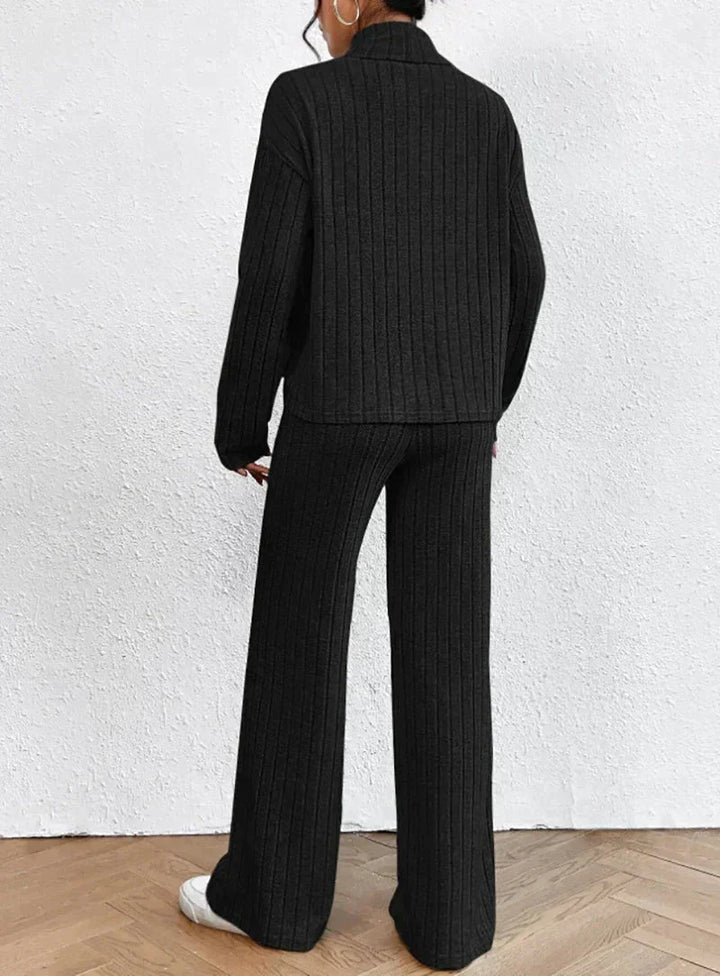 Nyx | Cozy Turtleneck Sweater and Pants Set