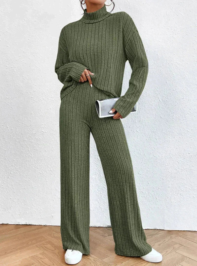 Nyx | Cozy Turtleneck Sweater and Pants Set