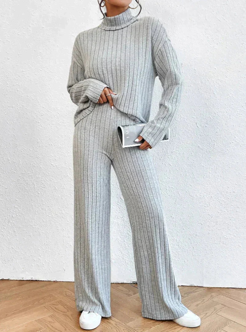 Nyx | Cozy Turtleneck Sweater and Pants Set