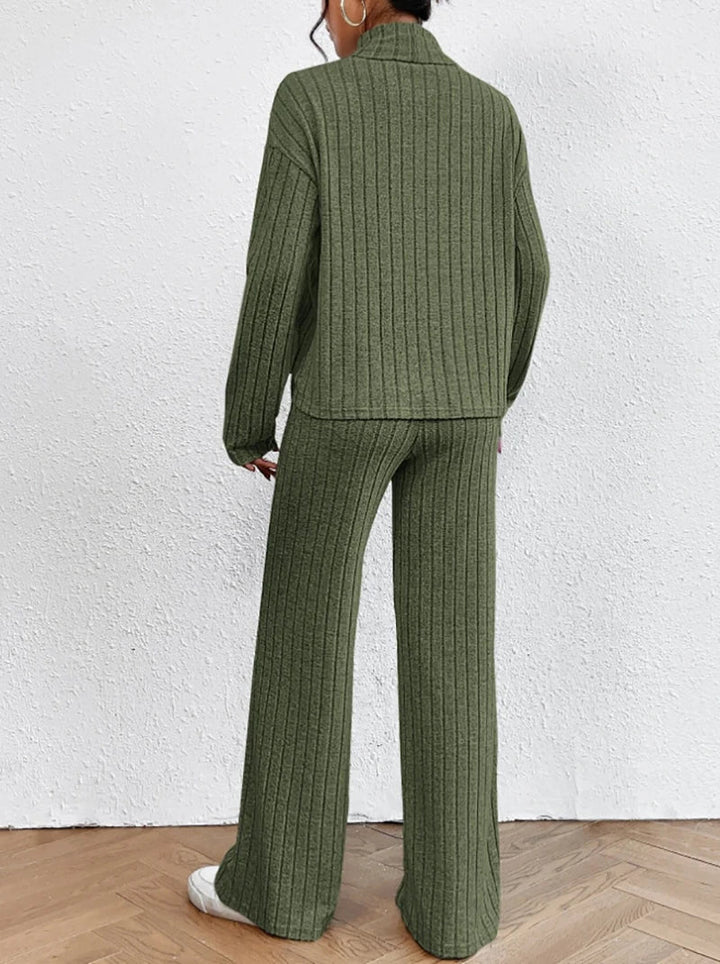 Nyx | Cozy Turtleneck Sweater and Pants Set