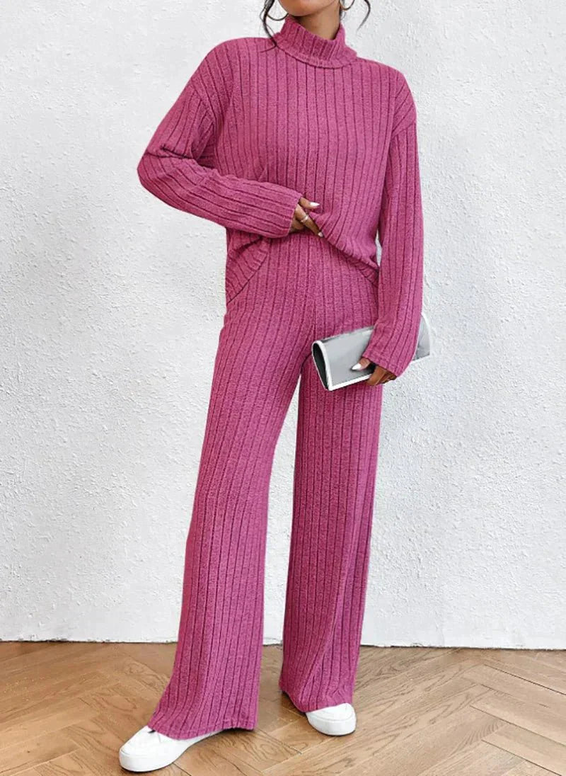 Nyx | Cozy Turtleneck Sweater and Pants Set