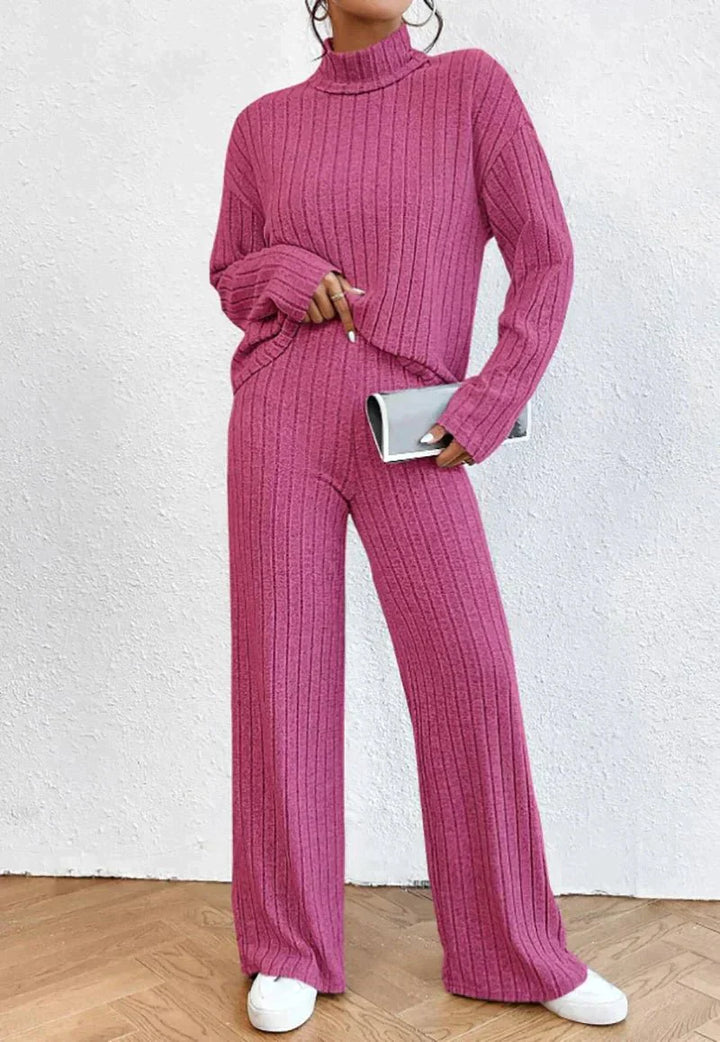 Nyx | Cozy Turtleneck Sweater and Pants Set
