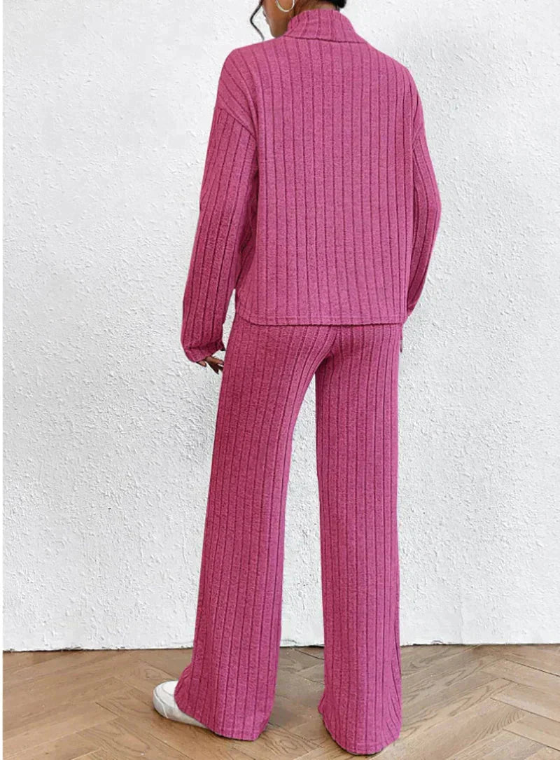 Nyx | Cozy Turtleneck Sweater and Pants Set