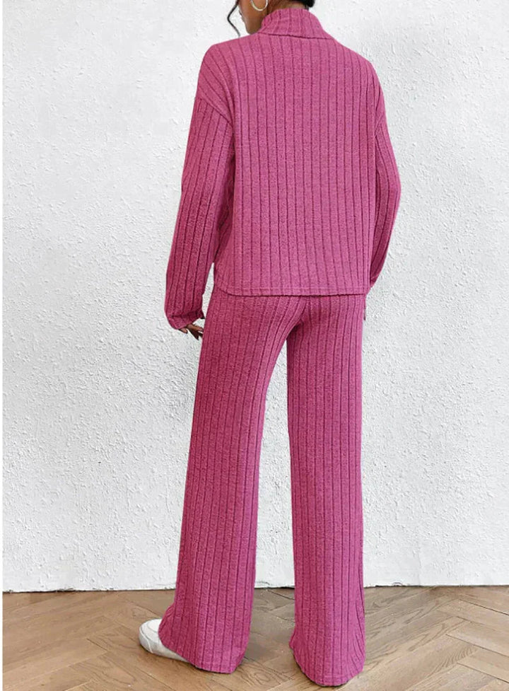 Nyx | Cozy Turtleneck Sweater and Pants Set