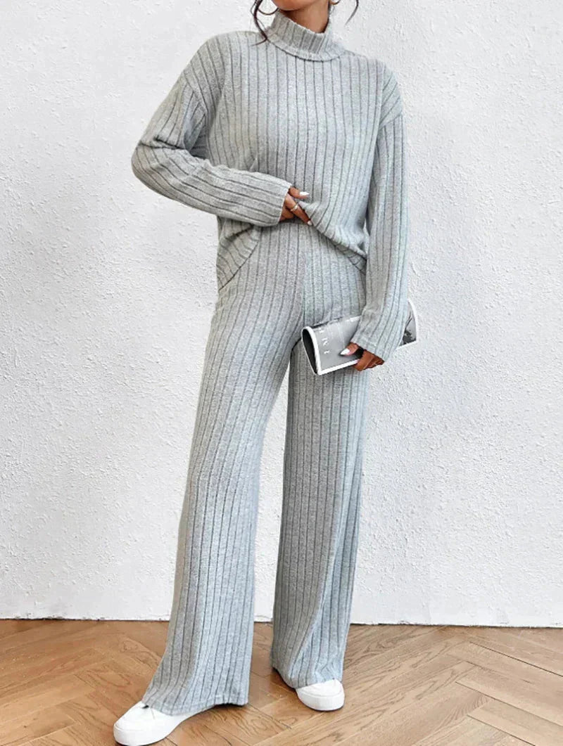 Nyx | Cozy Turtleneck Sweater and Pants Set