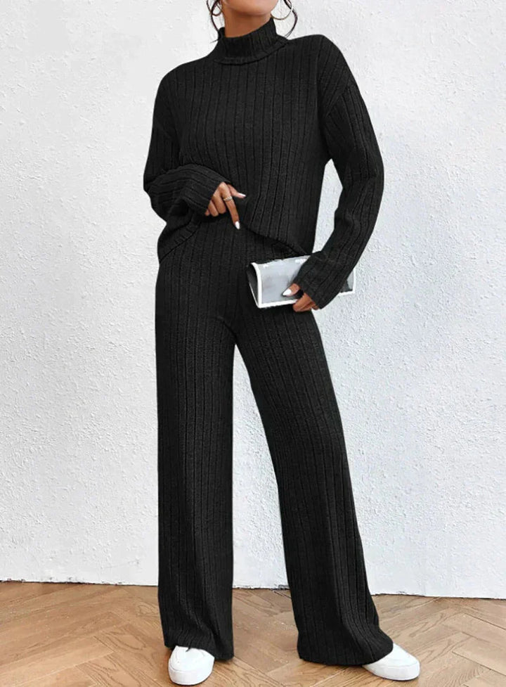 Nyx | Cozy Turtleneck Sweater and Pants Set