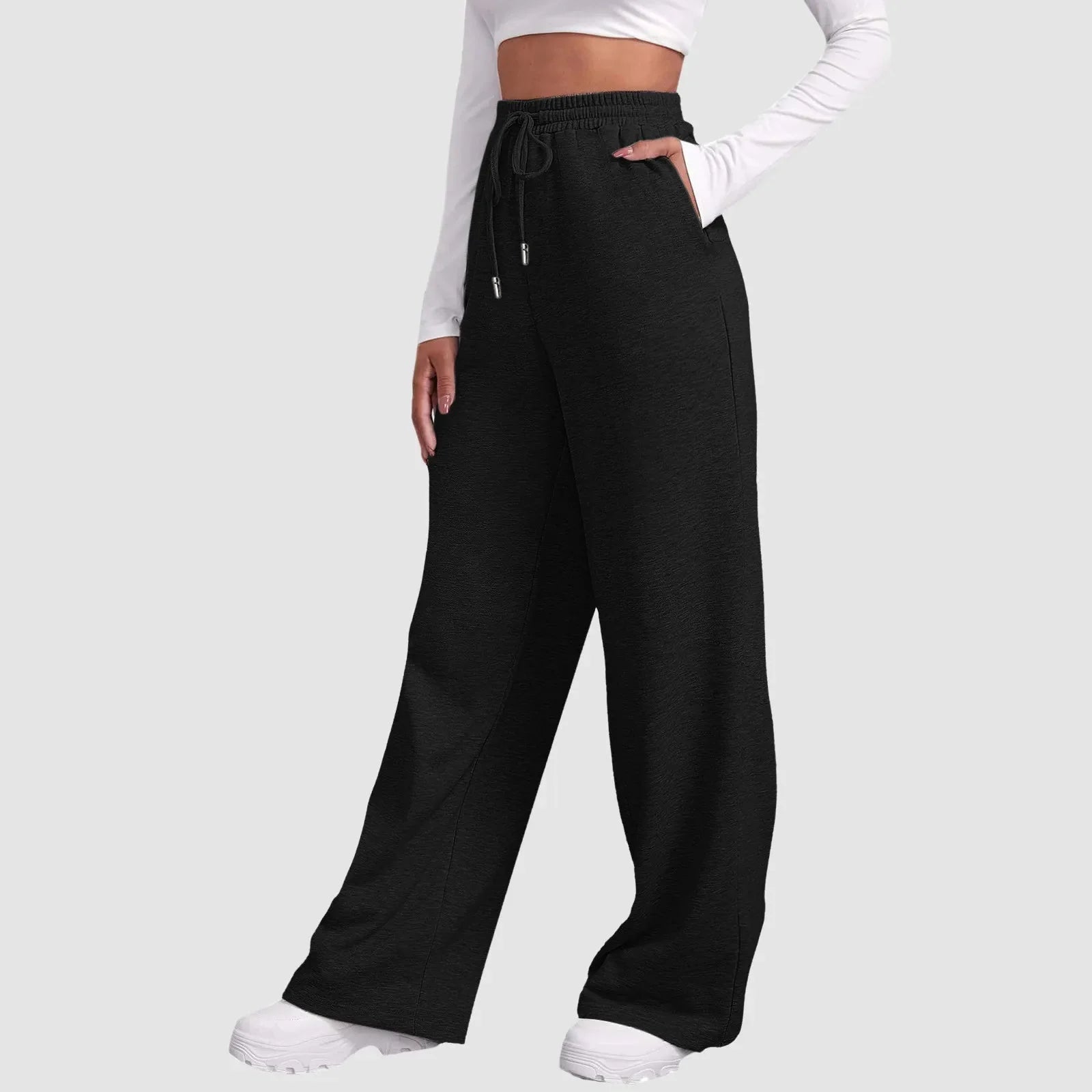 Wide-Leg Joggers for Effortless Style