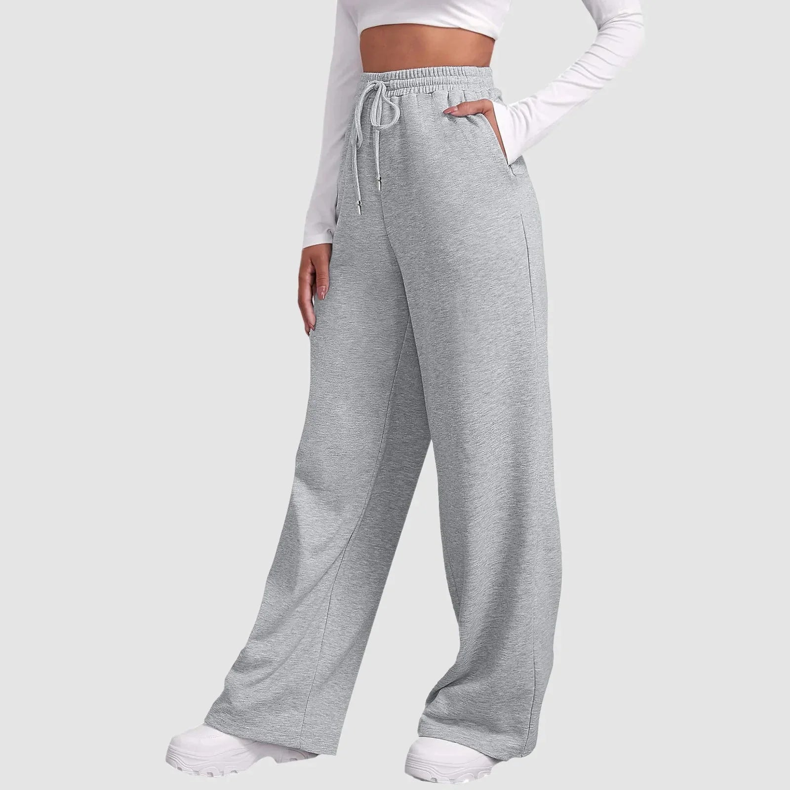 Wide-Leg Joggers for Effortless Style