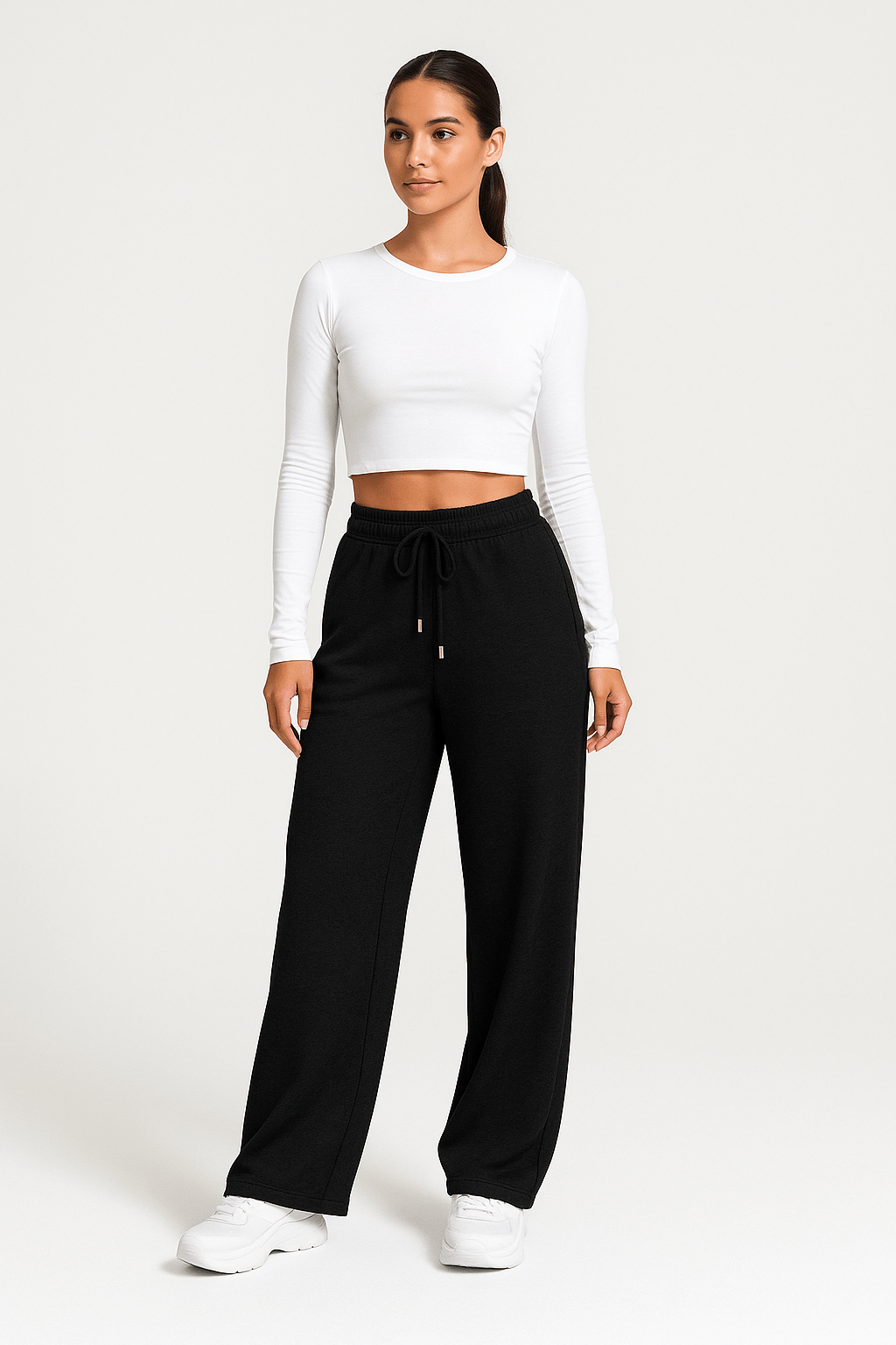 Wide-Leg Joggers for Effortless Style