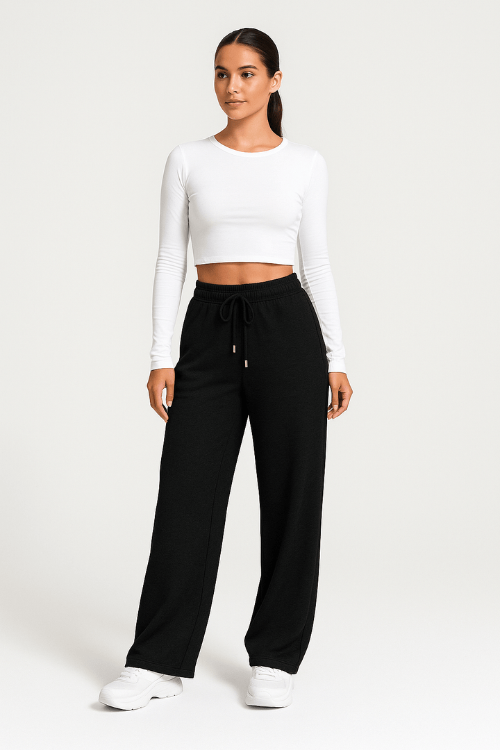Wide-Leg Joggers for Effortless Style