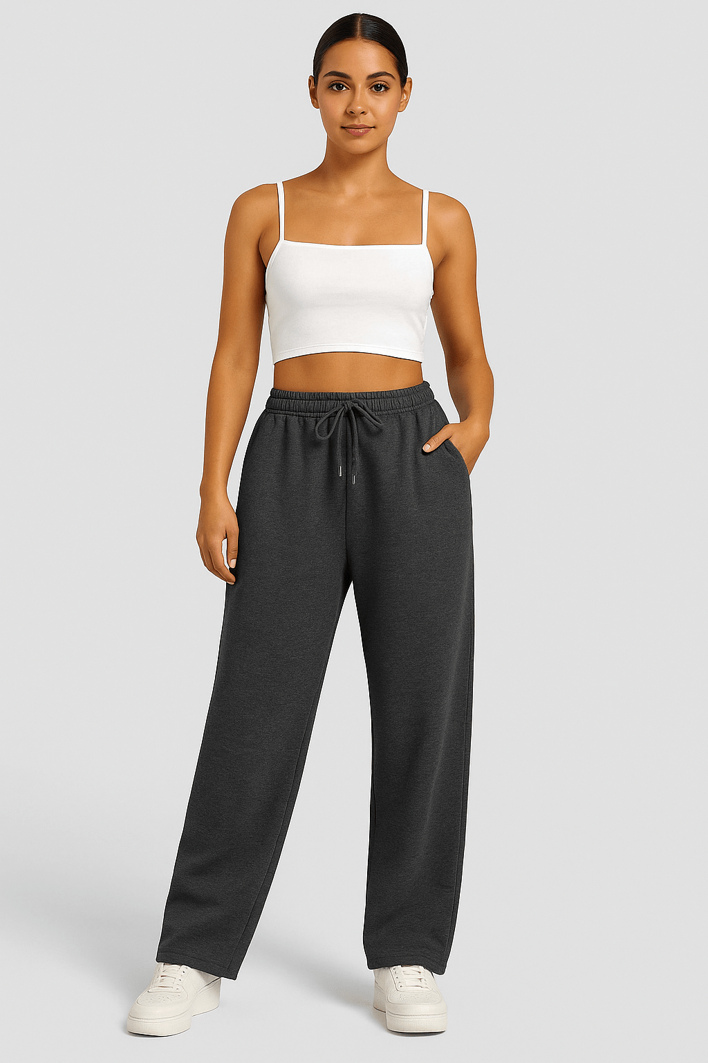 Wide-Leg Joggers for Effortless Style
