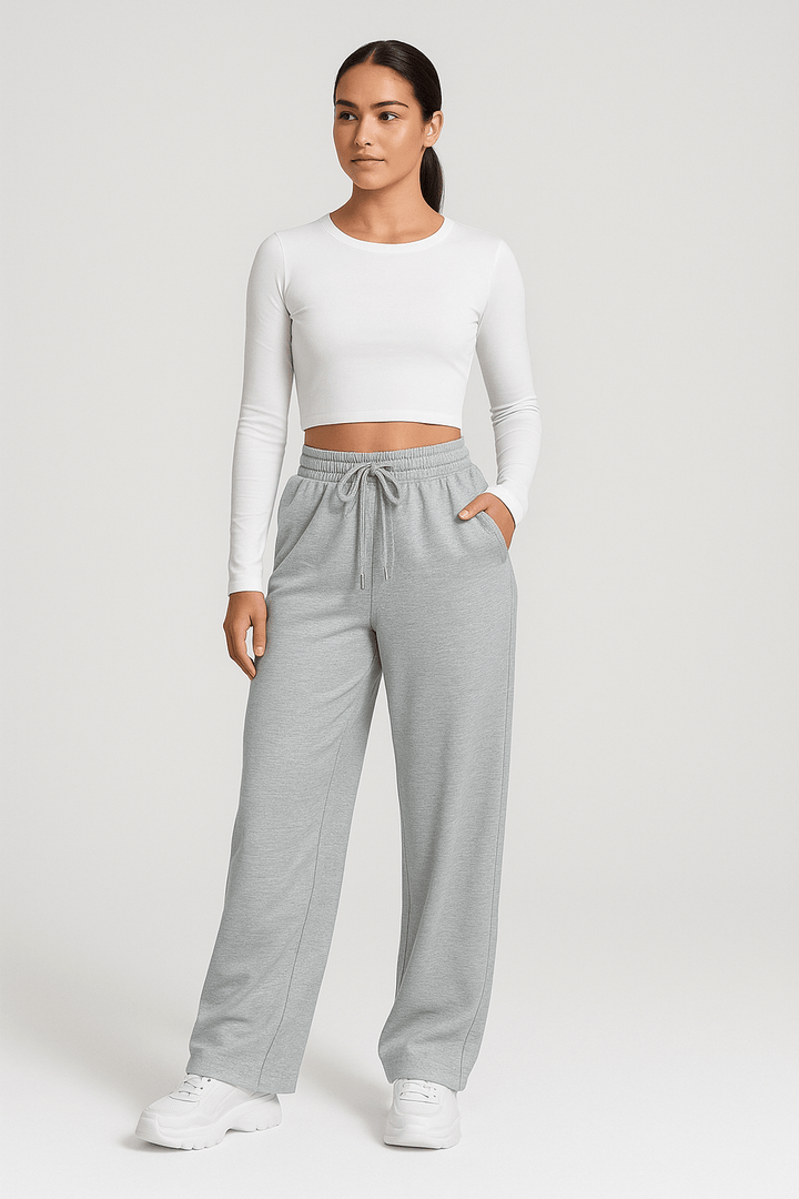 Wide-Leg Joggers for Effortless Style