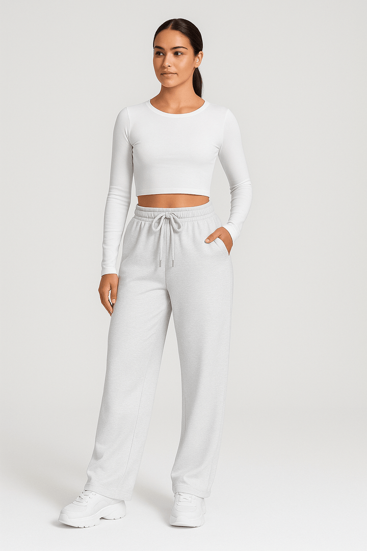 Wide-Leg Joggers for Effortless Style