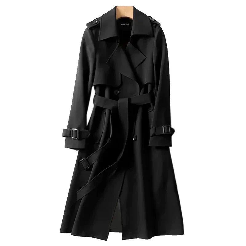 Ava | Elegant Long Women's Trenchcoat