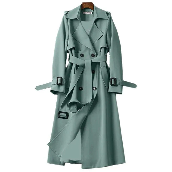 Ava | Elegant Long Women's Trenchcoat