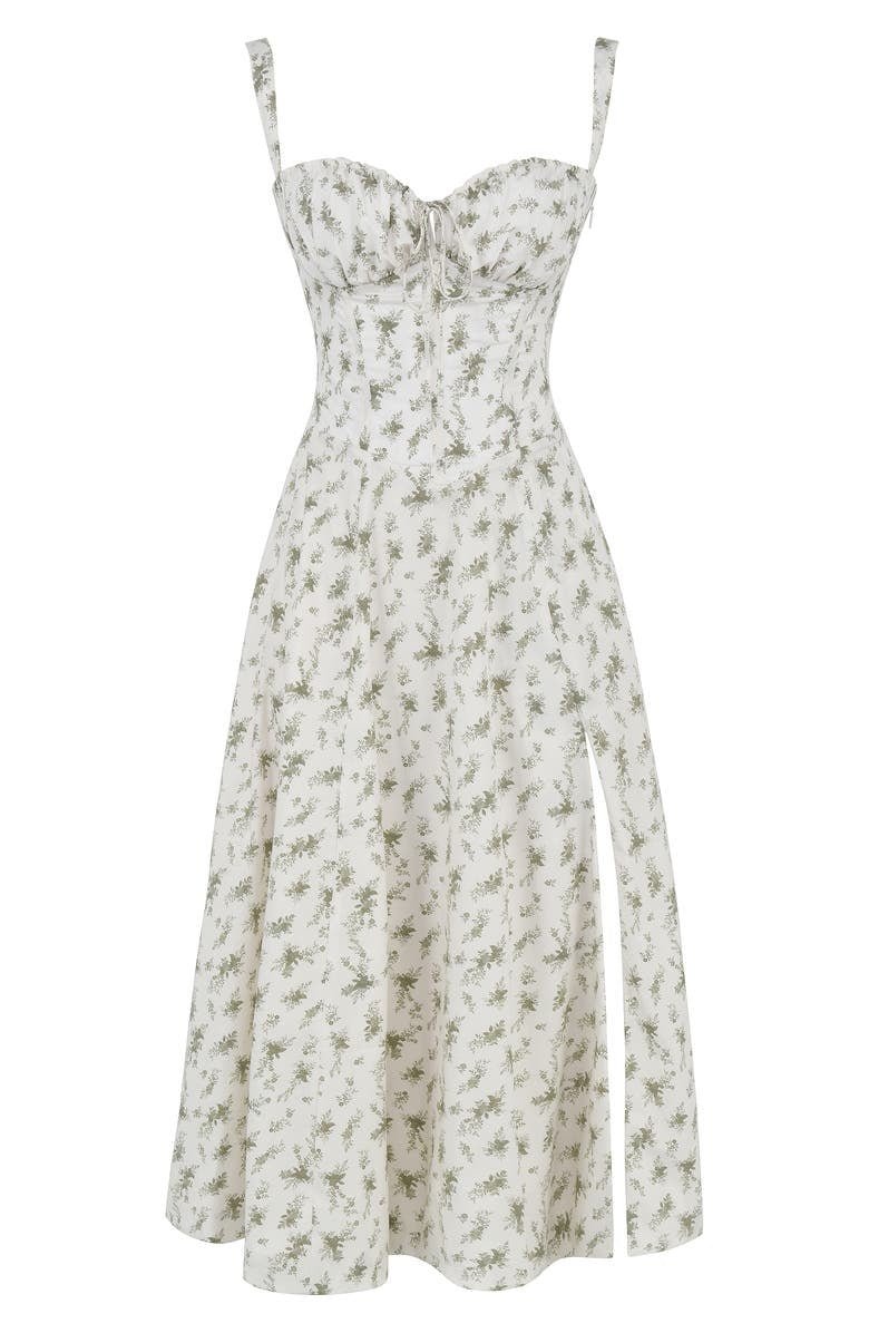 Margaret | Chic Corset Midi Dress for Elegance