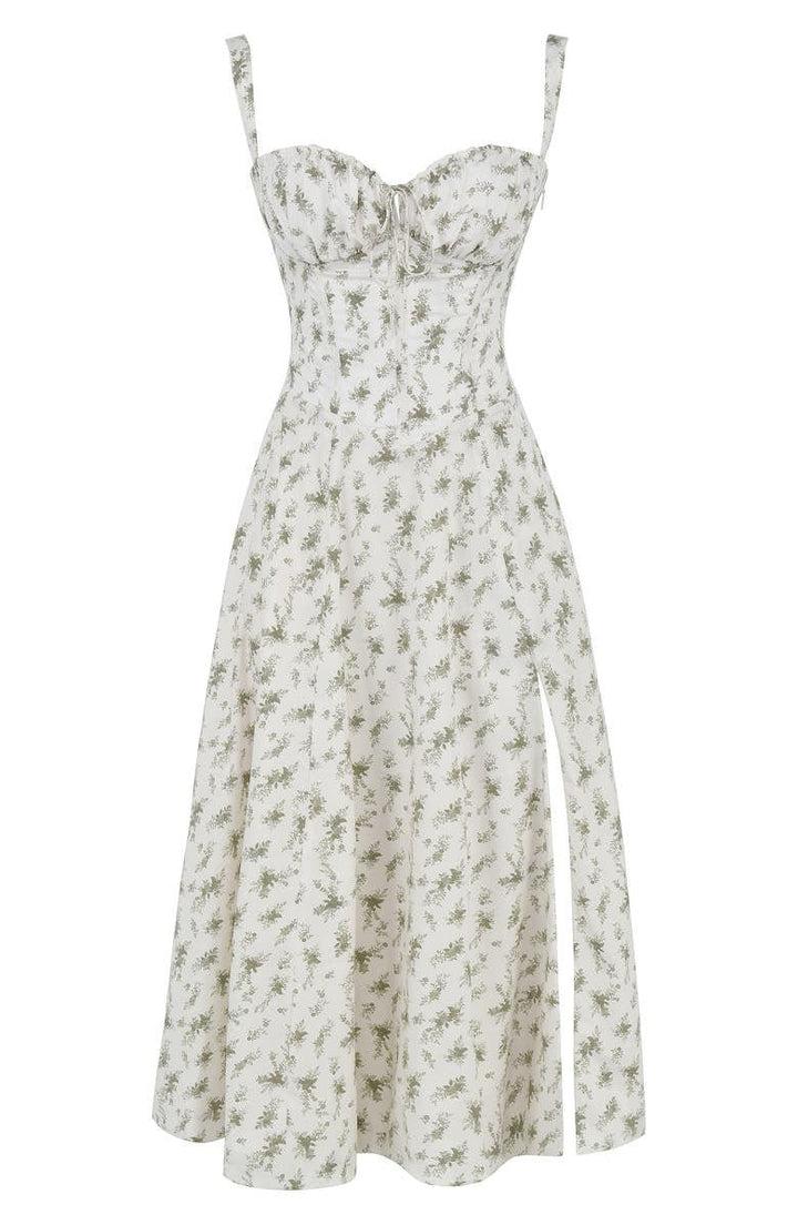 Margaret | Chic Corset Midi Dress for Elegance