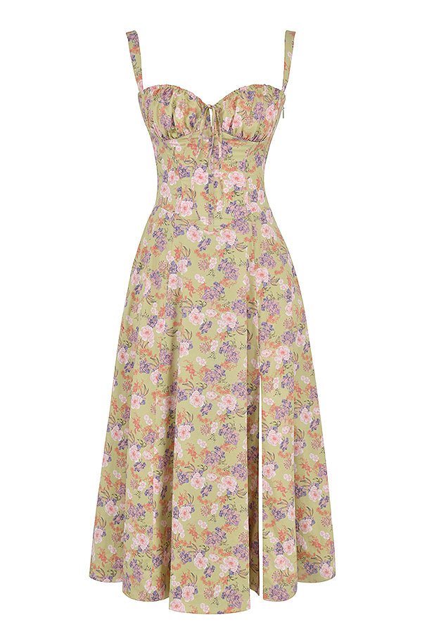 Margaret | Chic Corset Midi Dress for Elegance