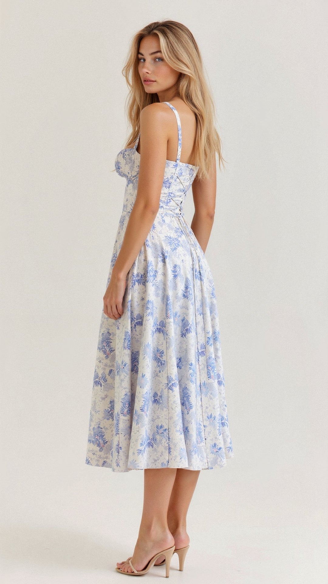 Margaret | Chic Corset Midi Dress for Elegance