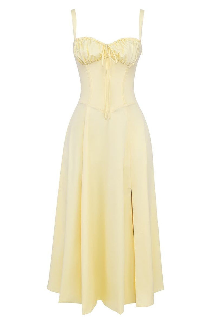 Margaret | Chic Corset Midi Dress for Elegance