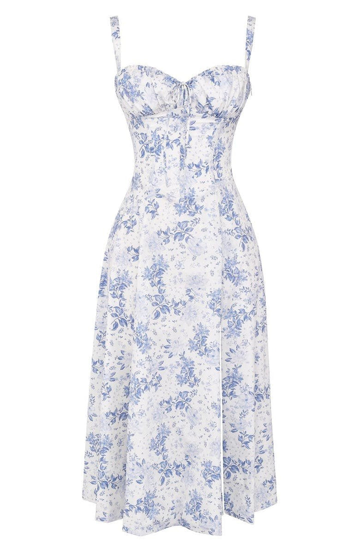 Margaret | Chic Corset Midi Dress for Elegance