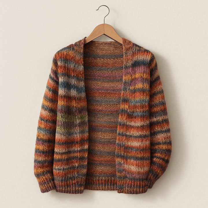 Isla | Stylish Women's Multicolor Knit Cardigan