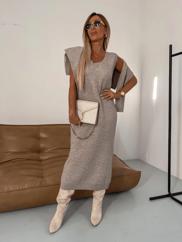 Liv | Turtleneck Sweater and Dress Set