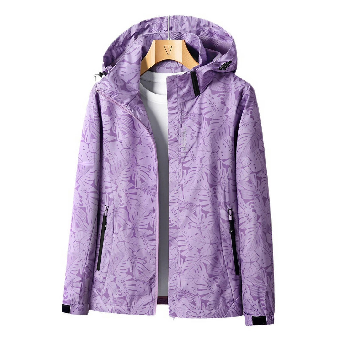 Zoe | Printed Raincoat with Hood