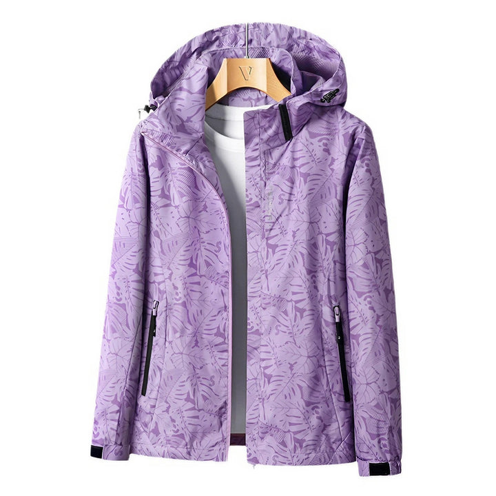 Zoe | Printed Raincoat with Hood