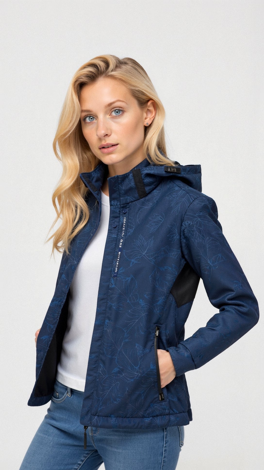 Zoe | Printed Raincoat with Hood