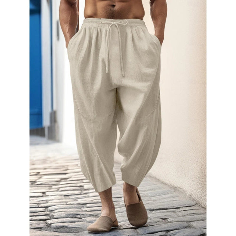 George – Linen Summer Trousers for Men